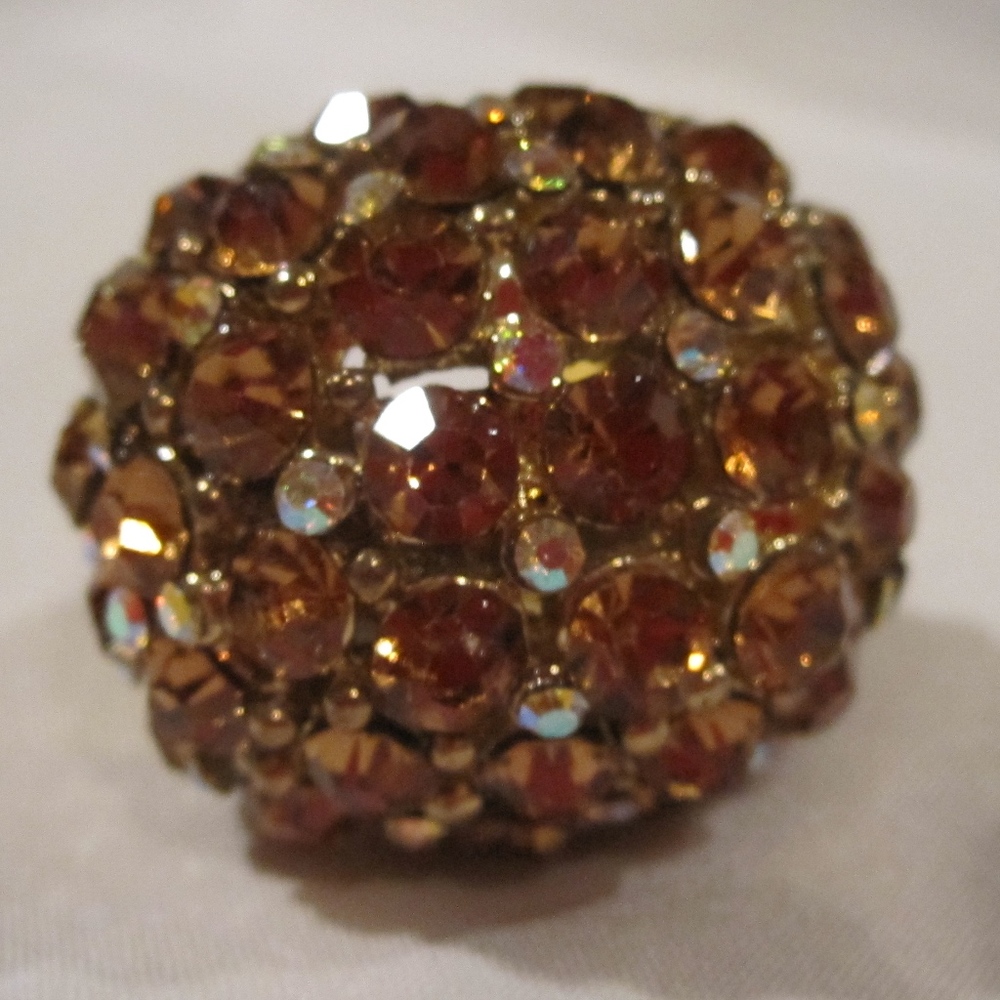 Tourmaline Gold Cocktail Ring 💍 w/Elastic Band